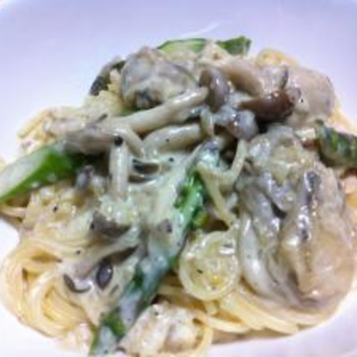 牡蠣のクリームパスタ レシピ 作り方 By Etann 楽天レシピ 牡蠣のクリームパスタ レシピ 作り方 By Etann 楽天レシピ